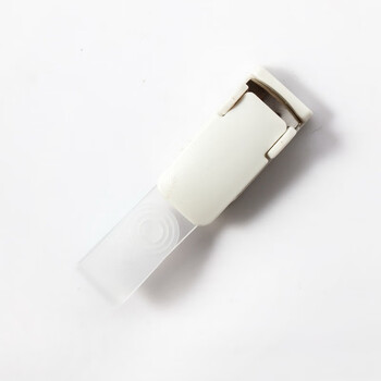 卡富仕彩色塑料翻盖夹子工作证胸牌夹医生护士夹扣金属夹工号牌展会证