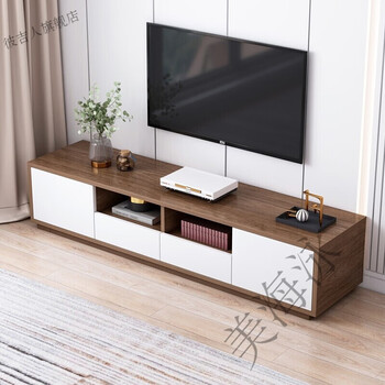 电视柜南美胡桃木 白120cm