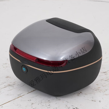 适配爱玛大号电动车后备箱国标电瓶车尾箱储 科技灰尾箱【图片 价格