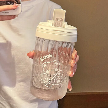 咏幻果茶杯子高颜值杯子女上班族玻璃杯耐高温防爆透明水杯茶水杯