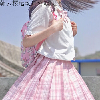 少女心事格裙 刺绣衬衫 领结 礼包 s 【建议80-90斤】