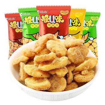 洽洽怪味豆30g10袋20袋30袋怪u豆兰花豆蚕豆五香味麻辣味休闲零食小吃