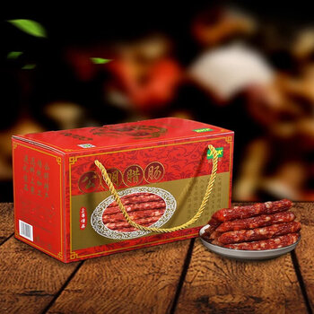 公明腊肠广东特产广式腊肠煲仔广味香肠公明腊肠节日礼盒装1500g1500g