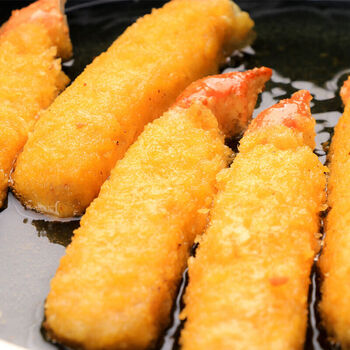 好来屋芙蓉蟹角形棒冷冻半成品黄金裹粉蟹钳蟹脚肉棒油炸食品美味小吃