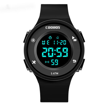 防水防摔儿童手表男女童小学生潮流初中男孩数字电子表小孩考试专用 9