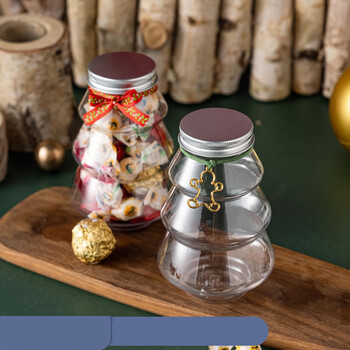 圣诞糖果罐子圣诞节饼干罐储物瓶子空瓶糖果收纳密封罐零食家用创意