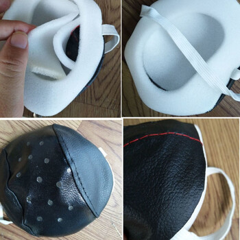 海绵防尘口罩猪嘴透气防水泥粉末 防 海绵口 工地口罩水泥厂 5只(试用