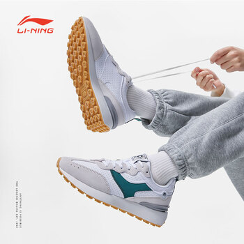 李宁女子运动流系列时尚生活户外经典百搭休闲鞋agct0481b品瑕疵色差