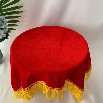 abdt开业剪彩套装红布花球剪刀大红花颁奖托盘开业庆典用品道具 托盘