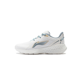 李宁跑步鞋男鞋soft男士鞋子防滑透气轻便跑鞋低帮运动鞋arst047 云雾