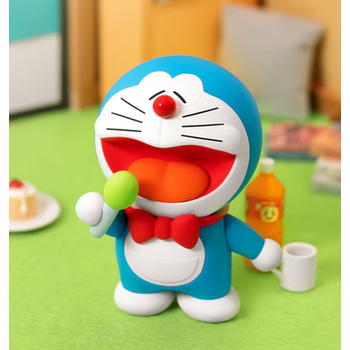 万代bandai哆啦a梦手办蓝胖子闲暇时光系列盲盒叮当猫多啦机械摆件