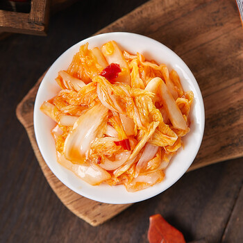 酒店宴席冷盘凉菜韩式泡菜农家娃娃菜酱菜台州温岭特产下饭菜 韩式