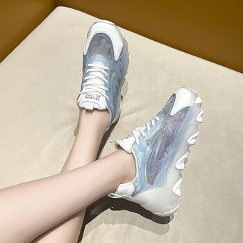 旅他她lvtata网鞋女新款透气老爹鞋潮ins网面夏季时尚运动休闲百搭