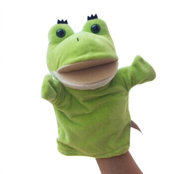 绿色青蛙玩偶表情包图片