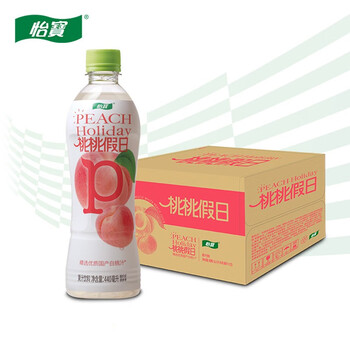 怡宝桃桃假日440ml*8/15瓶果汁饮料桃味饮品 桃桃假日440ml*8瓶