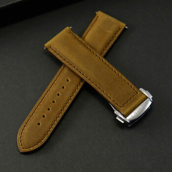 世纪约定适用诺莫斯表带nomos德国机械736s4738s4薄款男复古疯马皮