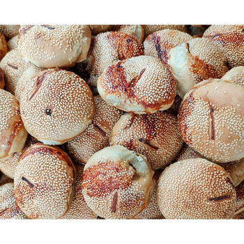 紫菜饼 东张紫菜饼 福清紫菜饼光饼有馅肉饼福建福州平潭特产 20个 肉