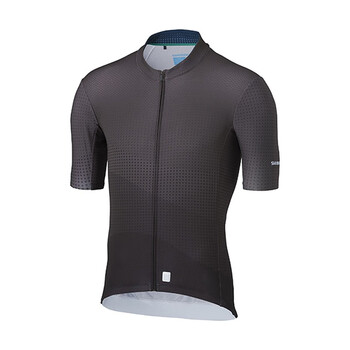 shimano骑行服夏季禧玛诺骑行短袖上衣男款夏季反射降温骑行装备灰色