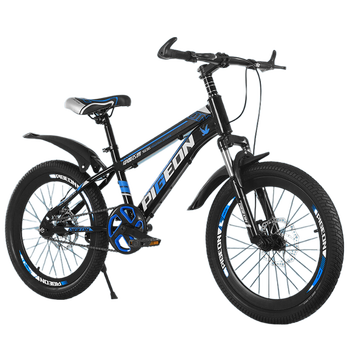 飞鸽儿童自行车山地车小孩单车610岁山地车单速变速碟刹减震男女童车