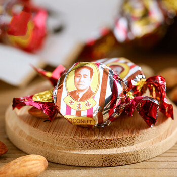 东北沈阳特产不老林糖杏仁味花生牛扎糖休闲零食结婚喜糖散装椰汁味