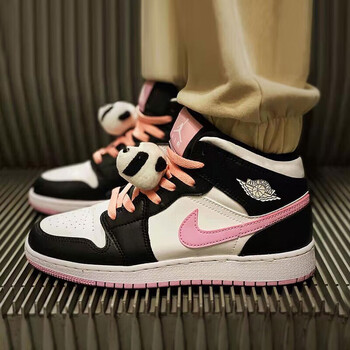 耐克(nike)aj 女鞋 air jordan 1 mid aj1 乔1 休闲运动篮球鞋板鞋