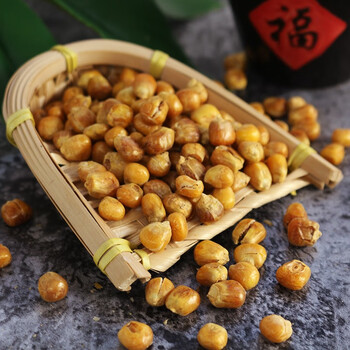 玉米豆爆米花 黄金豆哑巴手工炒制 东北零食小吃 黄金玉米豆3斤