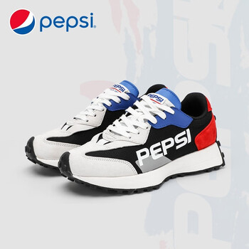 百事可乐pepsi男鞋休闲鞋运动鞋男女情侣款商场同款阿甘鞋百搭增高