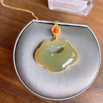 玉如意锁单吊坠(货号a15)