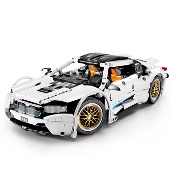 弗贝妮小趣兹积木拼装玩具夏洛糖科技机械大g越野车模型回力汽车车