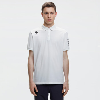 迪桑特(descente) tough 男士运动休闲短袖 白色-wt 2xl_(185/104a)