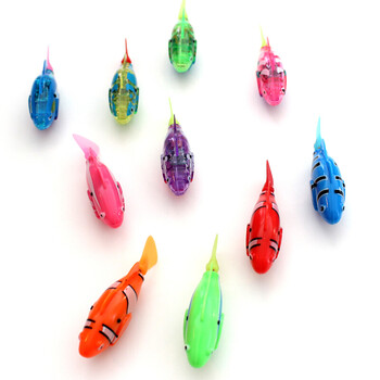 魅扣 儿童戏水玩具鱼仿真宝宝电动会游泳的小鱼电子水里发光鱼洗澡