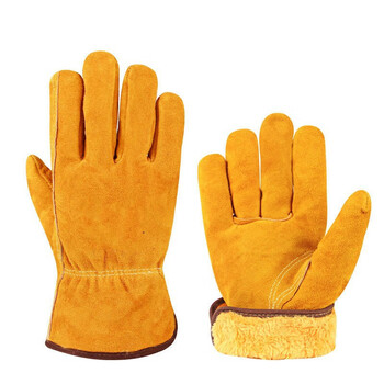 禾佳成冻库手套冬季保暖电焊手套加棉焊工手套耐磨隔热防烫柔软全劳保