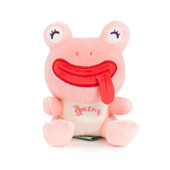 搞怪青蛙粉色 高12~15cm