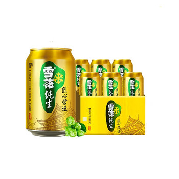 雪花(snow)啤酒 纯生匠心 自饮送礼宴会聚会佳品 330ml*6听