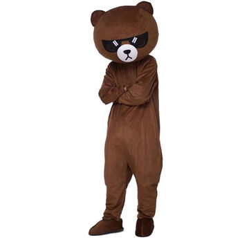 抖音同款】网红熊人偶服装卡通熊本熊皮卡丘衣服成人发传单玩偶服套装