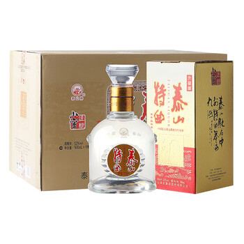 泰山牌泰山特曲 浓香型白酒 52度 500ml 6瓶