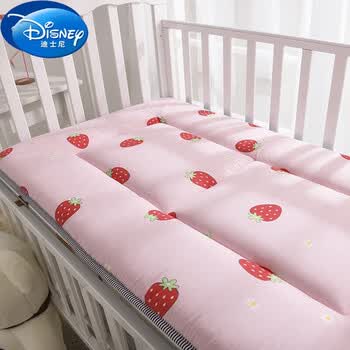 迪士尼特惠上新小孩子舒适床垫全棉幼儿园床垫可水洗纯棉儿童午睡小