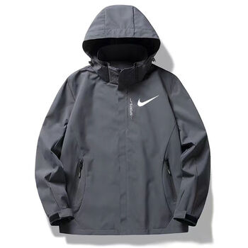 耐克顿春秋薄款冲锋衣男女三合一加厚防水防风运动情侣帅气休闲夹克
