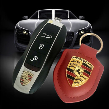 适用于豪车钥匙模型真车宝马奔驰奥迪保时捷路虎玛莎拉蒂法拉利智能