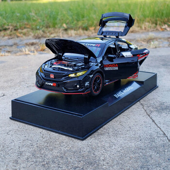 玩具乐器>静态模型>车模>京佳>京佳132思域type改装版合金车模仿真