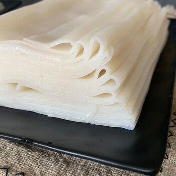 湖南米粉正宗长沙手工米粉湿宽扁粉新鲜面皮炒商用切粉圆卷河粉线 4斤