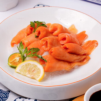 拼盘新鲜加拿大冰山蚌350g即食北极贝日式寿司料理三文鱼刺身拼盘食材