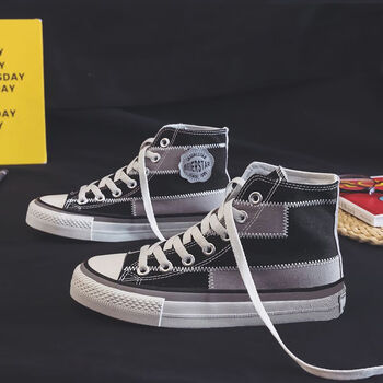 回力轻便百搭秋季高帮帆布鞋女鞋子2023潮鞋百搭网红ins超火复古港味