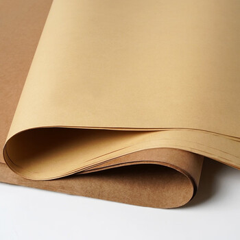 得力 全开牛皮纸卡纸a1大张包装成卷牛皮纸海报纸包装纸封皮标书纸