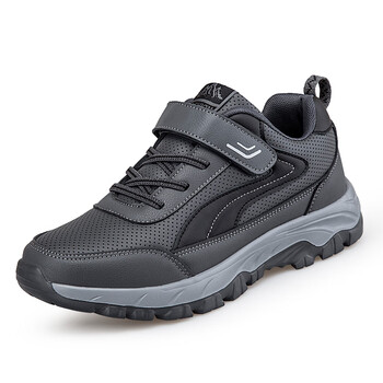 足力健健步鞋老人鞋男春秋天防滑软底爸爸鞋中老年运动散步鞋【品牌