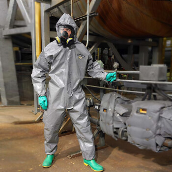 雷克兰防护服放射性胶条连体全身重型防化服耐酸碱加厚隔离衣ct3s428