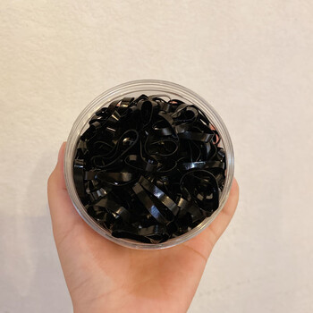 雅迎胶圈扎头发大人橡皮筋女的发圈高弹力一次性隐形小皮套绑头发 fs