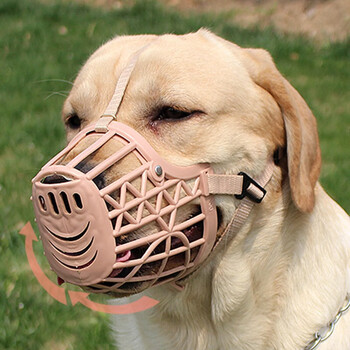 崇雾狗嘴套防咬狗口罩泰迪狗嘴罩柯基哈士奇金毛狗狗防叫7号6099斤