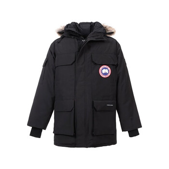 canada goose加拿大鹅 男士expedition远征黑色混纺派克大衣羽绒服 4