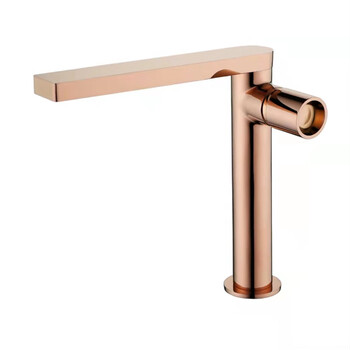 科勒(kohler)金色水龙头柏诗k-73050t提拉式面盆单孔加高款枪灰全铜